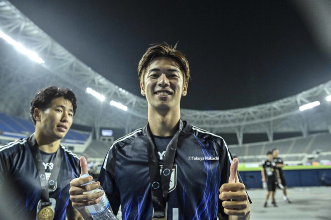 【山田新＆大関友翔アルバム】韓国戦での川崎フロンターレ2選手の写真43枚！ 試合出場ならずも韓国・龍仁で戦った記録写真「日本代表ー韓国代表」の画像035