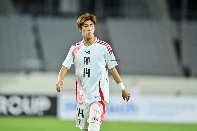 【大関友翔アルバム】川崎フロンターレMF大関友翔の中国戦での写真56枚！ 2試合連続の途中出場で魅せたプレー姿「日本代表ー中国代表」の画像016