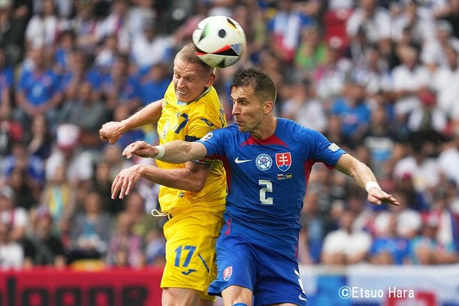 【UEFA　EURO2024現地撮】ウクライナが｢後半2発｣で逆転！今大会初の勝点ゲット【スロバキア代表vsウクライナ代表】原悦生PHOTOギャラリー｢サッカー遠近｣の画像006