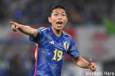 画像・写真：西村拓真のシュートで引き分けに持ち込んだサッカー日本