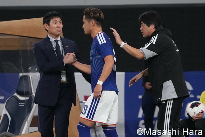 森保ジャパンが優勝！ 圧巻の上田綺世が4戦4発目で先制ゴール＆堂安律が決勝点！ 結婚発表の久保建英も満面の笑み！ 鈴木彩艶が満足げな表情で応え、影山優佳はウインク！【日本代表vsニュージーランド代表】激闘PHOTOギャラリーの画像007