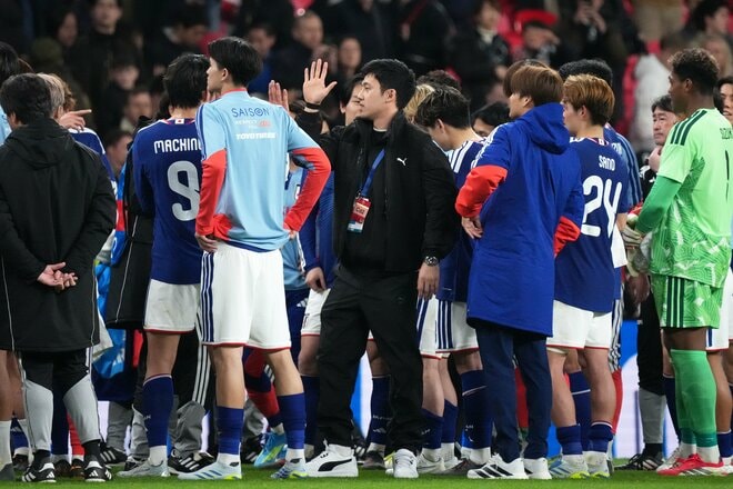 【現地写真100枚】伊東純也＆三笘薫の決勝弾から駆けつけた南野拓実＆遠藤航の姿まで！初招集、復活組、主力組も躍動！森保ジャパン｢英国遠征｣厳選ショットの画像088