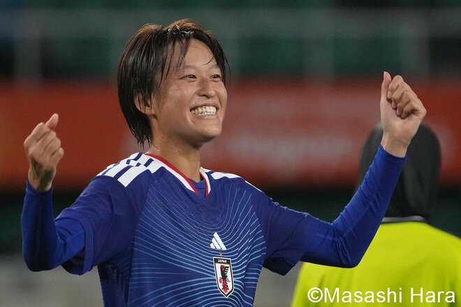 なでしこジャパン、衝撃の2人ハットトリック！ 先制の中嶋淑乃が歓喜＆宝田沙織は10分足らずで3点！ 代表初ゴールの選手が笑顔のハグ！アジア大会初戦で快勝！【日本女子代表vsタイ女子代表】激闘PHOTOギャラリーの画像006