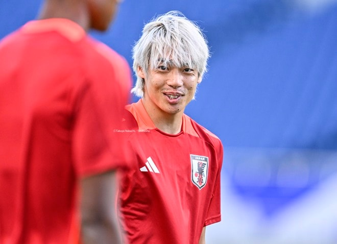 【現地撮】伊東純也のW杯最終予選・中国戦前日のトレーニング写真17枚！ サッカー日本代表の難しい初戦を前に笑顔見せたの画像015