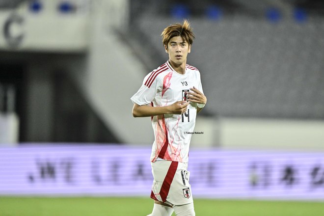 【大関友翔アルバム】川崎フロンターレMF大関友翔の中国戦での写真56枚！ 2試合連続の途中出場で魅せたプレー姿「日本代表ー中国代表」の画像006