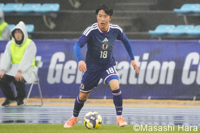 ロス五輪世代のU-22日本代表が“才能証明”の5得点！川合徳孟の直接FK弾！齋藤俊輔、石橋瀬凪のドリブル突破！市原吏音も出場！未来のA代表入りを狙う面々たち【U-22日本代表vsU-21関東大学選抜】激闘PHOTOギャラリーの画像001