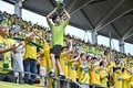 【千葉サポーターアルバム】雨の中で首位堅持のチームを後押しした「ジェフユナイテッド千葉のサポーター写真99枚」！ ゴール裏の熱狂ショット「ジェフユナイテッド千葉ーベガルタ仙台」の画像075