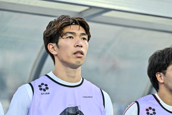 【日本代表FW宮代大聖アルバム】ヴィッセル神戸FW宮代大聖の中国戦での写真20枚! 試合に出場せずも、現地で披露した日本代表2ndユニフォーム着用姿「日本代表ー中国代表」の画像