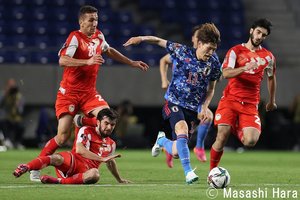PHOTOギャラリー「ピッチの焦点」【Ｗ杯アジア２次予選　日本ｖｓタジキスタン　２０２１年６月７日　１９：３０キックオフ】の画像