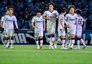 【横浜FM戦で同点劇の起点と守備の大仕事。ブルーノ・ジョゼの活躍に象徴される磐田の競争力(1)】試合を盛り返したブルーノ・ジョゼ投入。「自分の持ち味が攻撃だとわかっている」の画像