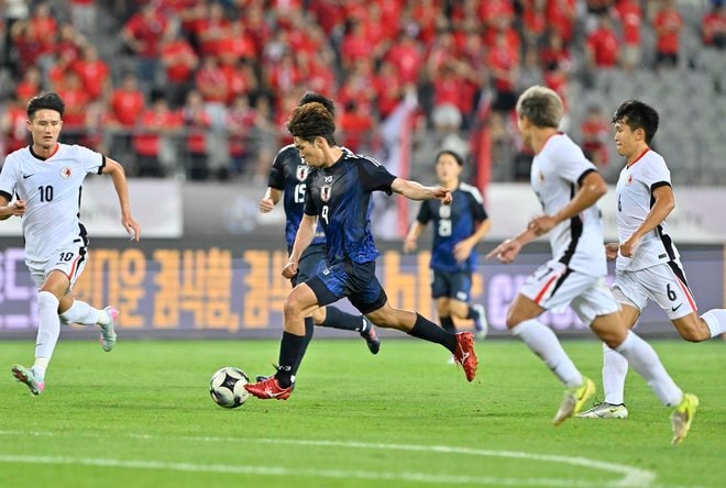【試合アルバム】ヴィッセル神戸FW宮代大聖の代表デビューの試合写真58枚！川崎フロンターレから移籍して2年目での代表プレー写真「日本代表ー香港代表」の画像021