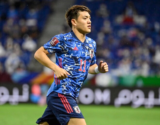 【サッカー日本代表「カタールワールドカップを戦う23人」】“厳しい”柴崎岳・原口元気・堂安律…CFは大迫勇也は「確定」、残りは浅野拓磨、古橋亨梧、前田大然、上田綺世…「熾烈な生存競争」!【カタールW杯予想スタメンフォーメーション図】(2)の画像