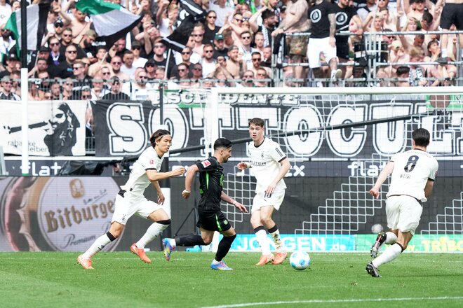 サッカー日本代表DF板倉滉に下された｢厳しい採点｣に異議アリ！　20歳FW福田師王は与えられた短い時間に全集中も…｢難しい今後｣【ボルシアMG vs ヴォルフスブルク】PHOTOギャラリーの画像007
