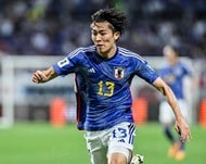 中村敬斗の絶妙クロスを豪快ヘッド！上田綺世の先制ゴールから怒濤の5得点で完勝　PHOTOギャラリー【W杯アジア2次予選 第6節　日本代表vsシリア代表 2024年6月11日19:10キックオフ】の画像