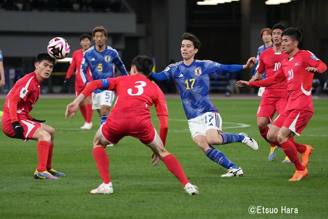 伊東純也のいない日本が１-０で勝利も…弱点が露呈！【FIFAワールドカップ 2026アジア2次予選  日本代表vs北朝鮮代表】原悦生PHOTOギャラリー｢サッカー遠近｣の画像005