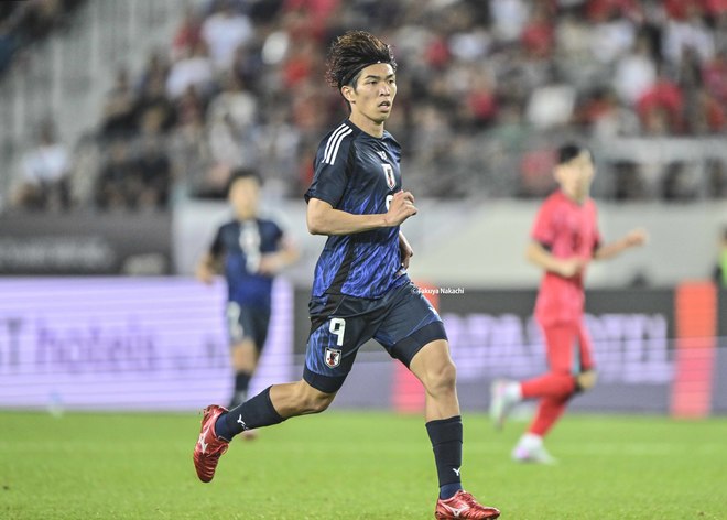 【宮代大聖アルバム】FW宮代大聖の韓国戦で先発出場した写真33枚！ サッカー日本代表がE-1連覇を達成した記念試合での現地写真「日本代表ー韓国代表」の画像029