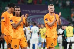 PHOTOギャラリー「ピッチの焦点」後半の連続ゴールでオランダが勝利【FIFAワールドカップ2022カタール　セネガル代表vsオランダ代表2022年11月21日】（渡辺航滋撮影）の画像