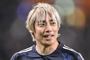 ｢惜しかった！｣伊東純也が急加速からのスライディングシュート！  約1年8か月ぶりの先発フル出場も｢前半の決定機を決めていれば｣と反省の画像