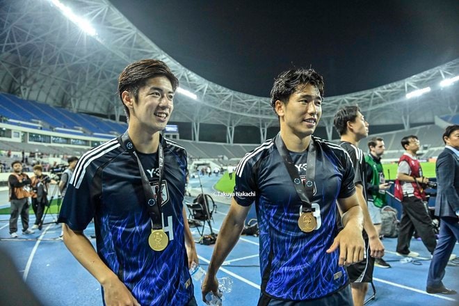 【山田新＆大関友翔アルバム】韓国戦での川崎フロンターレ2選手の写真43枚！ 試合出場ならずも韓国・龍仁で戦った記録写真「日本代表ー韓国代表」の画像033