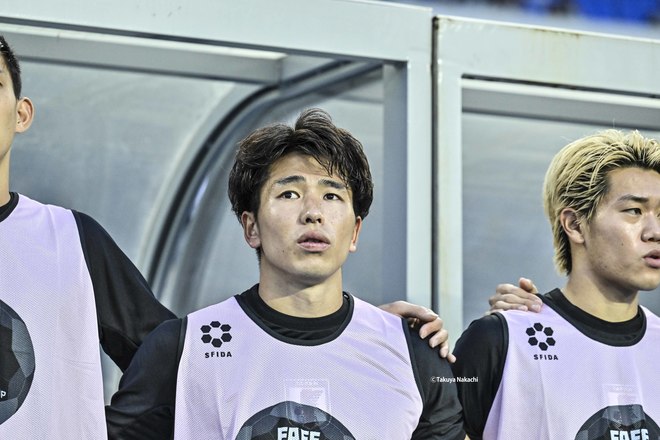 【山田新＆大関友翔アルバム】韓国戦での川崎フロンターレ2選手の写真43枚！ 試合出場ならずも韓国・龍仁で戦った記録写真「日本代表ー韓国代表」の画像024