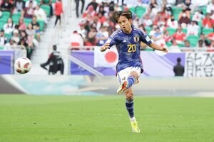 日本代表、上田綺世の2ゴール他で勝利も課題　【PHOTOギャラリー AFCアジアカップ 日本代表vsインドネシア代表 2024年1月24日 20:30キックオフ】（渡辺航滋撮影）の画像