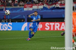 【UEFA　EURO2024現地撮】38歳モドリッチ｢最年長ゴール｣で先制も…前回王者スーパーサブ｢終了間際90＋8分ビューティフル弾｣でクロアチアがまさかの地獄へ！【クロアチア代表vsイタリア代表】PHOTOギャラリーの画像