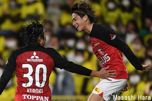 浦和レッズ怒涛の3点で4連勝を達成！　PHOTOギャラリー【明治安田Ｊ１リーグ 第６節 柏レイソルｖｓ浦和レッズ ２０２３年３月３１日 １９：０３キックオフ】の画像