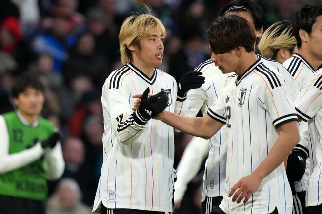【現地写真100枚】伊東純也＆三笘薫の決勝弾から駆けつけた南野拓実＆遠藤航の姿まで！初招集、復活組、主力組も躍動！森保ジャパン｢英国遠征｣厳選ショットの画像034