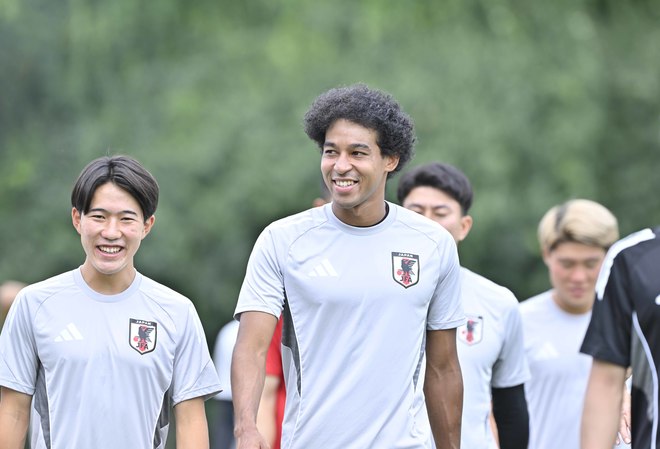 【サンフレッチェ広島「E-1」アルバム】J1広島に所属する日本代表5選手の13日＆14日の練習写真46枚！ジャーメイン良、中村草太、川辺駿、田中聡、荒木隼人、大迫敬介の現地写真の画像012