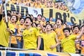 【サポーターアルバム】敵地で完敗も、試合後に大きな声で鼓舞したベガルタ仙台のサポーター写真63枚！ 人数＆声量で圧巻！！「ＲＢ大宮アルディージャーベガルタ仙台」の画像055
