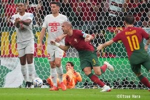 ポルトガル「6点圧勝」もクリスティアーノ・ロナウドの出場はまさかの「74分」から【カタールワールドカップ　ポルトガル代表vsスイス代表】原悦生PHOTOギャラリー「サッカー遠近」の画像