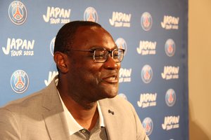 「J1得点王」のPSGレジェンド、パトリック・エムボマ独占インタビュー「ムバッペこそがベスト」「久保建英は中田英寿や小野伸二になれる」「ワールドカップ日本対ドイツ戦の展望」の画像