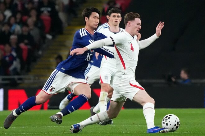 【現地写真100枚】伊東純也＆三笘薫の決勝弾から駆けつけた南野拓実＆遠藤航の姿まで！初招集、復活組、主力組も躍動！森保ジャパン｢英国遠征｣厳選ショットの画像076