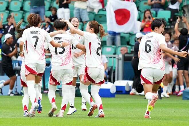 パリ五輪なでしこジャパン「激闘の記録」PHOTOギャラリー16枚　グループリーグ初戦スペイン戦　藤野あおば「絶妙フリーキック」で先制するも…清水梨紗が負傷離脱！強豪スペインに逆転負けの画像006