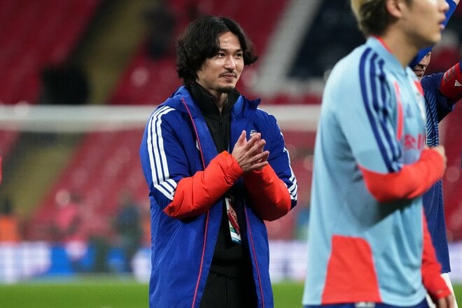 【現地写真100枚】伊東純也＆三笘薫の決勝弾から駆けつけた南野拓実＆遠藤航の姿まで！初招集、復活組、主力組も躍動！森保ジャパン｢英国遠征｣厳選ショットの画像068