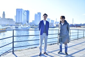 岩本輝雄（右）と渡邉晋　撮影：中地拓也