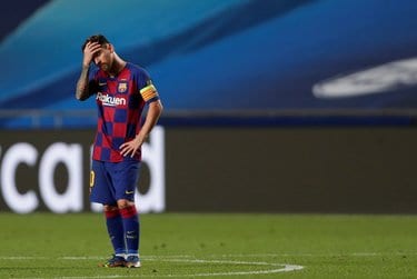 バルセロナ「2対8」リスボンの悲劇と“救世主”メッシの限界(2)リミット