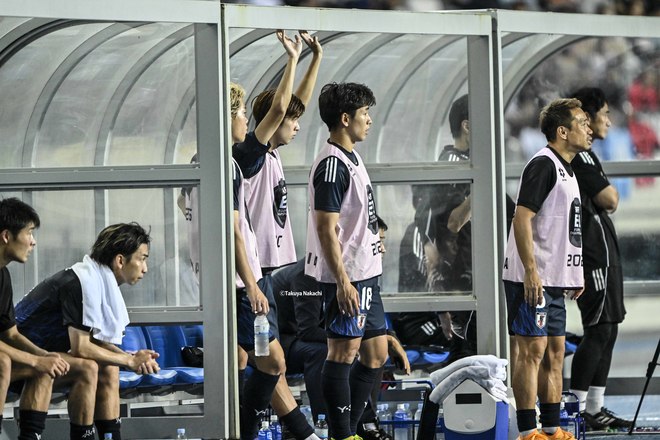 【山田新＆大関友翔アルバム】韓国戦での川崎フロンターレ2選手の写真43枚！ 試合出場ならずも韓国・龍仁で戦った記録写真「日本代表ー韓国代表」の画像045