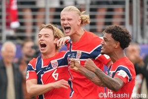 ヴィニシウス、ネイマール、そして期待の19歳FWが奮闘も…王国ブラジル、28年ぶり出場ノルウェーの怪物ハーランドの理不尽2発の前に涙【ノルウェー代表vsブラジル代表】激闘PHOTOギャラリーの画像