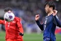 【試合アルバム】「サッカー日本代表―バーレーン代表」森保ジャパン、鎌田大地、久保建英、伊東純也ら躍動でW杯出場決定試合のプレー写真「中地拓也 撮影写真」の画像002