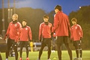 全選手そろったサッカー日本代表森保JAPANが非公開練習！ W杯最終予選を目前に“最後の5人”も合流の画像