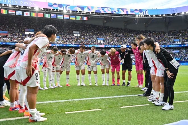 【パリ五輪・現地撮】なでしこジャパン、ブラジル代表戦の激闘フォトレポート……前半にPK失敗も、後半ATに熊谷紗希＆谷川萌々子の2発で逆転勝ちの画像060