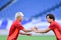 【現地撮】伊東純也のW杯最終予選・中国戦前日のトレーニング写真17枚！ サッカー日本代表の難しい初戦を前に笑顔見せたの画像007