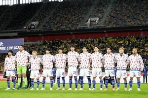 PHOTOギャラリー「ピッチの焦点」上田綺世などチャンスの場面はあったが引き分けに終わった【国際親善試合　日本代表ｖｓエクアドル代表２０２２年９月２７日（日本時間２１：００キックオフ）】（渡辺航滋撮影）の画像