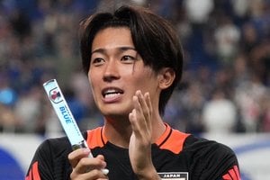 ｢AI彼氏かと｣サッカー日本代表・中村敬斗、“爆イケ私服動画”に｢どこのモデルさん？｣｢アンニュイ敬斗｣と反響！トッティに続いての就任に｢光栄に思います!!｣の画像