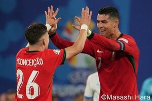 【UEFA　EURO2024現地撮】39歳クリスティアーノ・ロナウドが躍動！　後半アディショナルタイムにポルトガルが劇的な逆転弾【 ポルトガル代表vsチェコ代表 2024年6月19日4:00キックオフ】PHOTOギャラリーの画像