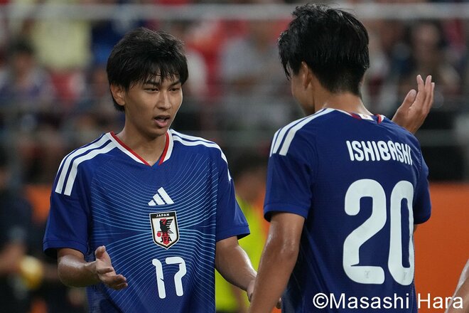 大岩ジャパンが3発快勝！ “NEXT三笘”が華麗なドリブル＆｢背番号10｣が3戦3発で歓喜！ 守備を引き締めた主将！ 26日の準々決勝では難敵と対戦！【U-21日本代表vsU-23タイ代表】激闘PHOTOギャラリーの画像004