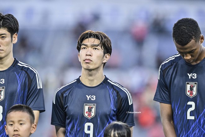 【宮代大聖アルバム】FW宮代大聖の韓国戦で先発出場した写真33枚！ サッカー日本代表がE-1連覇を達成した記念試合での現地写真「日本代表ー韓国代表」の画像011
