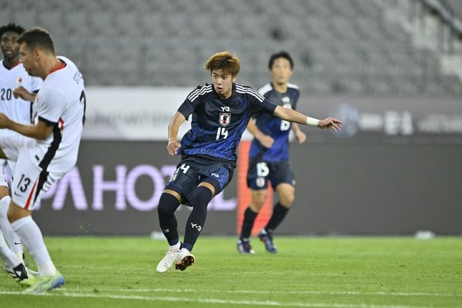 【試合アルバム】川崎フロンターレFW大関友翔の20歳での代表デビューの試合写真45枚！ 堂々のプレーで躍動披露「日本代表ー香港代表」の画像026