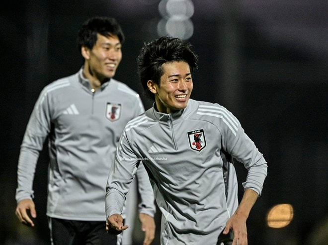 【試合アルバム】「サッカー日本代表練習」大勢のサポーターの前で公開練習！ サウジアラビア戦へ向けミニゲームなど実施「中地拓也 撮影写真」の画像015